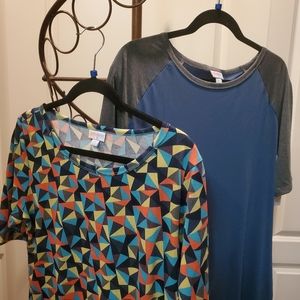 Bundle of 2 Lularoe Julia Dresses XL
